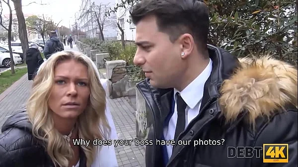 DEBT4k. Brazen guy fucks another mans bride as the only way to delay debt