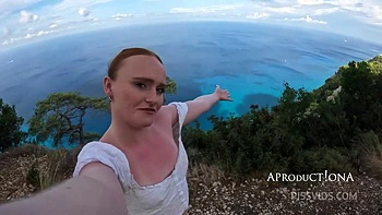 Pixie Wetting Her Self And Drink Piss On A Hike