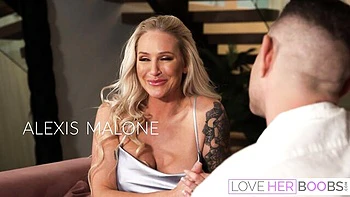 Watch sweet Alexis Malone and Brad Newman's smut