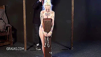 Life With Dr Lomp - Rough Boob Punishment With Whipping And Nailing