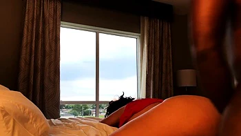 Interracial threesome hardcore sex with two girls