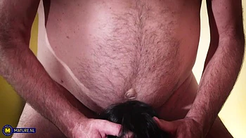 Horny Teen Fucks Steppapa's Morning Wood