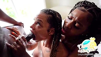 Lewd Black Sluts Deepthroat Crazy Porn Video