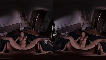 Euro babe 3: Blowjob, Doggy  Cowgirl VR Porn