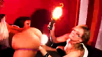 Busty brunette bitch with big boobs