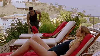 A couple has passionate sex in the open air, showcasing xander’s prowess.