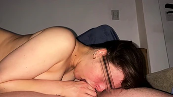 Mamada Mojada, Orgasmo Femenino Y Creampie Final. Pareja Real