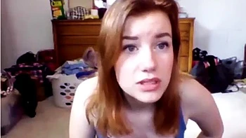 Redhead webcam tease: Amateur  Fansly Porn