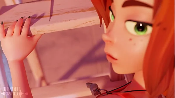 Wendy Takes a Dipper by the pool (Blenderknight, Lewdheart)