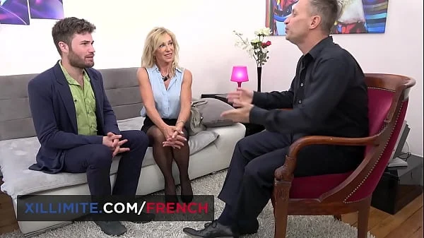 Sex therapy with a busty cougar