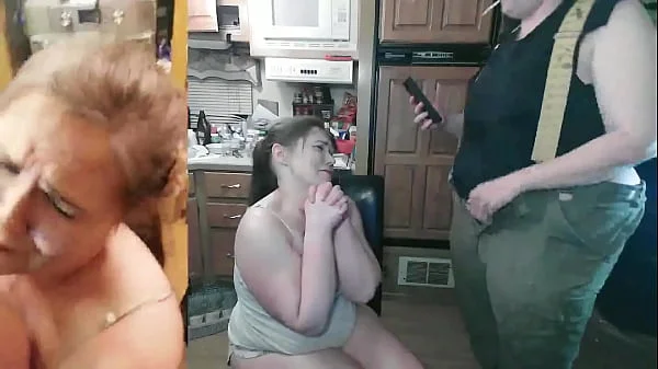 White Trash Step Dad Prepares her for a lesson she wont forget