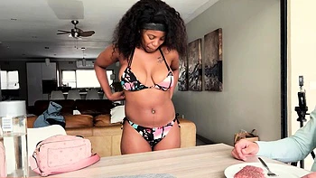 Big Tits Black Teen Pussy Pounded Hard