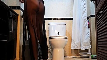 Delivery Guy's Surprise Transparent Dress Prank with a Twis