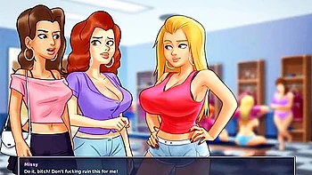 Car Toon - Horny Girlfriend Get Fucked In The Locker - Summertime Saga