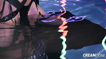 Glamour Zuzu's small tits action