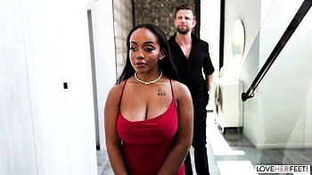 Thrilled Vince Karter and Lily Starfire at foot porn smut