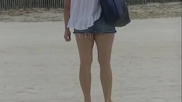 Upskirt Wife 27 - Heather Silk flashing her shaved pussy to voyeurs in public park!