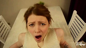Redhead slut: Blowjob, Doggy  Missonary Porn
