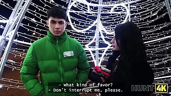 Hunt4k featuring Michael Fly and Asandra Dewy's hard fuck scene