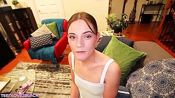 Teen 18+ Loves Black Featuring And Kaby Snows Interracial Action