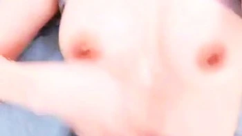 Sexy solo redhead enjoying close up pussy toying