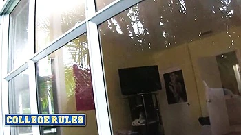 College Rules featuring Chloe Taylor and Summer Rae's shaved scene