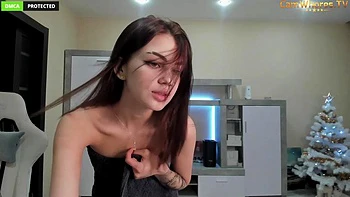 Slim brunette cam show: Amateur  Stripchat Porn