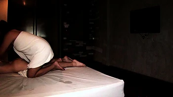 Chubby Thai mature massage lady sex