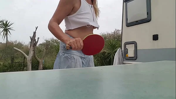 nippleringlover horny milf flashing pierced pussy small boobs with extreme big nipple piercings outdoors