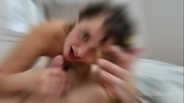 [dry] first anal fist 18 yo davina ass rough destruction spit in mouth face slap