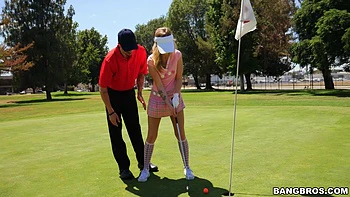 Karla Kush sucks dick and at playing golf