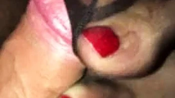 Stockings: Amateur, Handjob  Xhamster Porn