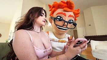 Blonde Bombshell Lilibet Saunders Gets TitJob Blowjob and Huge Cum on Tits from Me: Porn