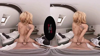 Sexy Blonde Tries Hard Dick: Babe, Xnxx  Vr VR Porn