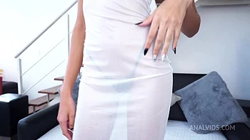 1.90m Tall And Very Slim Asian-Brazilian, Ob Honey Fucked By