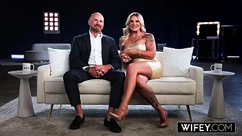 Stunning Blonde Hotwife Cameryn Morie Fucked Hard by Another Man While Hubby Watches - Big Tits, Blowjob, Doggystyle