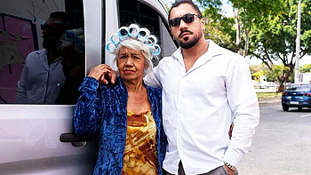 Granny Anal in Car - Old Grandma Gets Destroyed by Big Dick