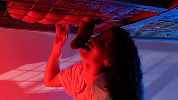 Sultry Nicole Black's big cock clip