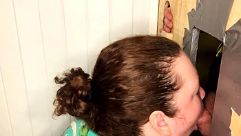 Glory Hole Blowjobs and Brunettes