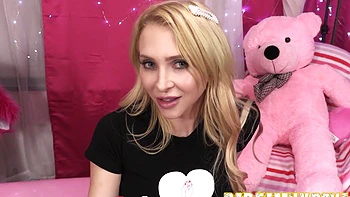 Blonde hottie Alix Lynx with huge tits gets banged in pov style