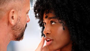 Nicole Kitt enjoys sensual sex with her boyfriend by the pool