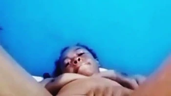 Stepmama Play Her Pussy On Video Call, Xxx