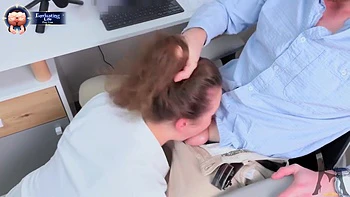 Secretary Punished By Her Boss Rough Deepthroat Blowjob For Missed Deadline And A Messy With Ritzy Rain