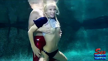 Underwater Fuck: Blowjob, Missonary  Babe Porn
