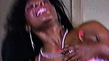 Interracial hardcore sex with two hot asses