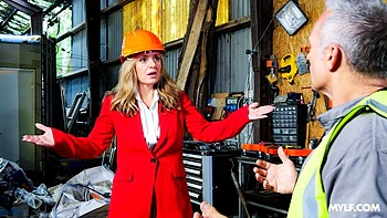 Denice K's big tits action by MYLF