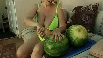 The Watermelon: Blowjob, Doggy  Cowgirl Porn