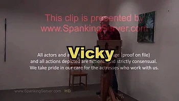 Blonde Teen Vicky Gets Her Ass Whipped - Hard German BDSM Punishment