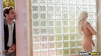 Elsa Jean Fucks Her Spying StepBro