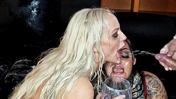 Louise Lee Vs. Ashley Cumstar Insane Food Porn Bgg Threesome